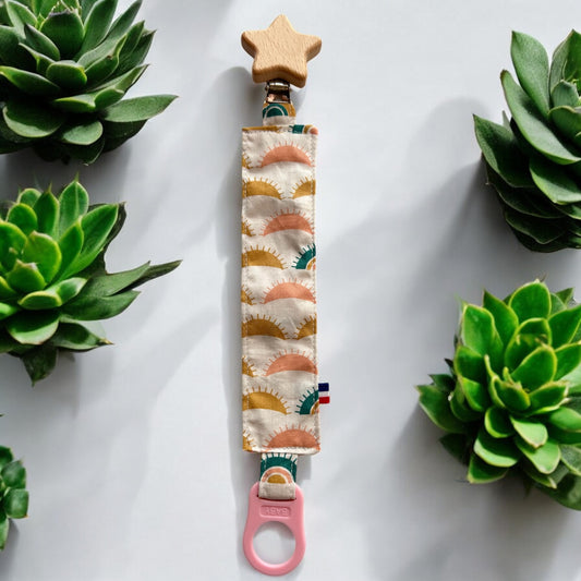 Attache tétine étoile