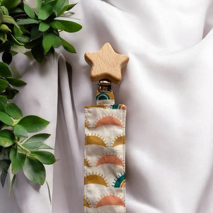 Attache tétine étoile