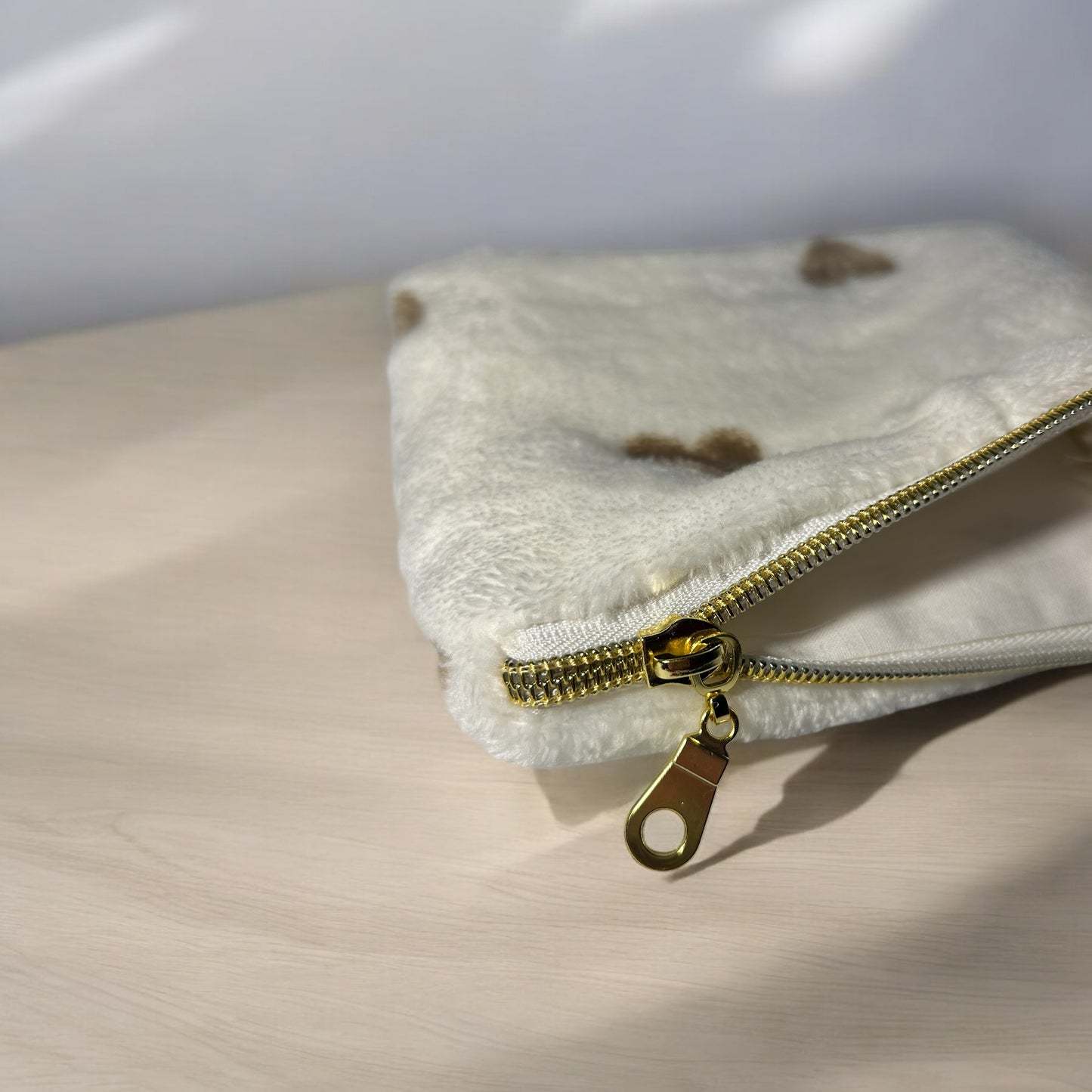 Pochette moumoute cœurs