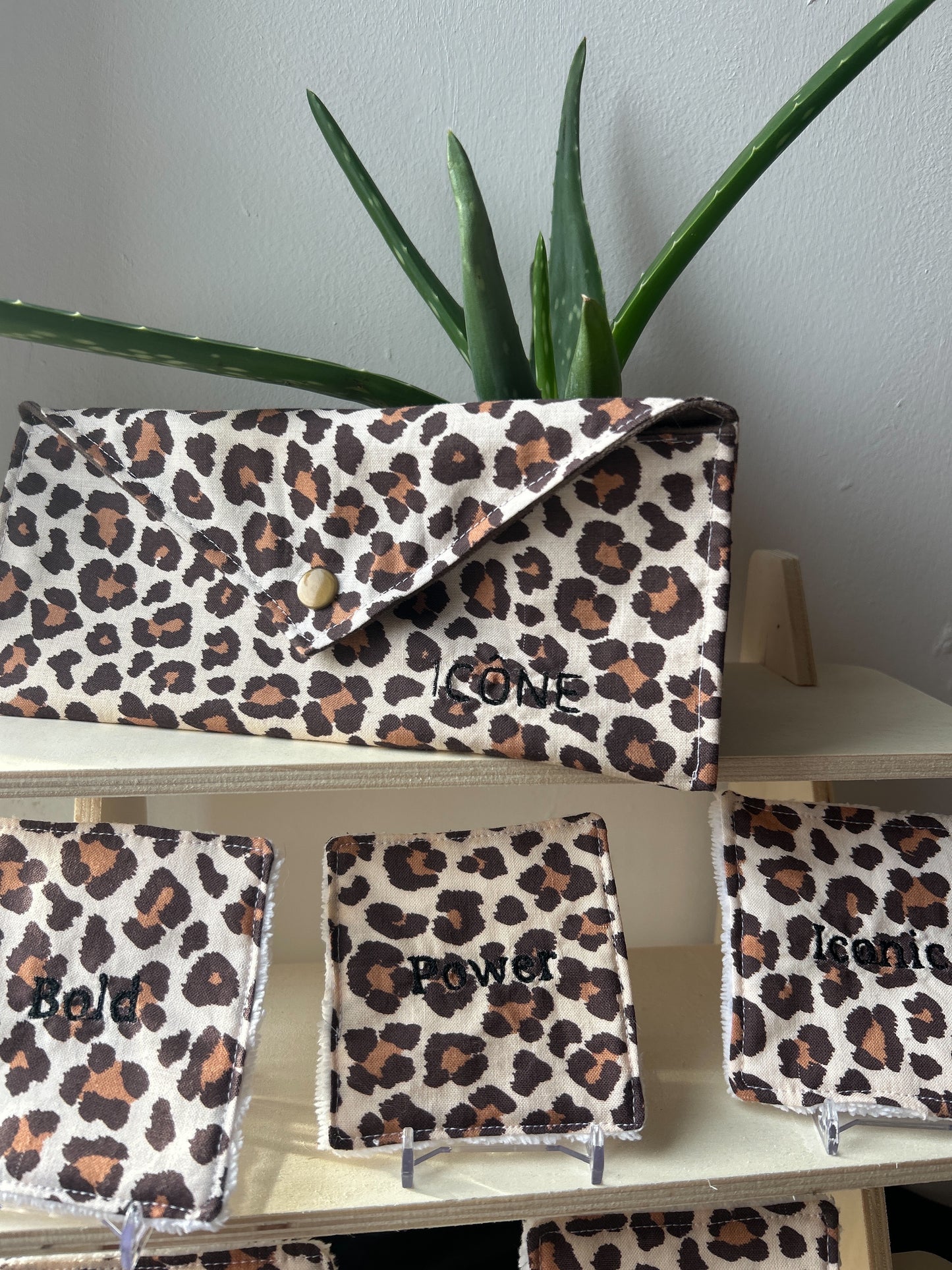 Pochette et lingettes lavables