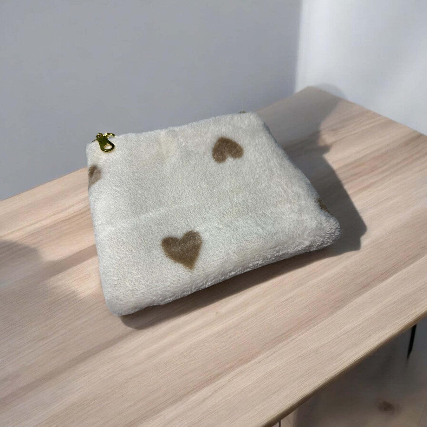 Pochette moumoute cœurs