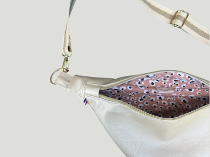 Banane simili cuir doré